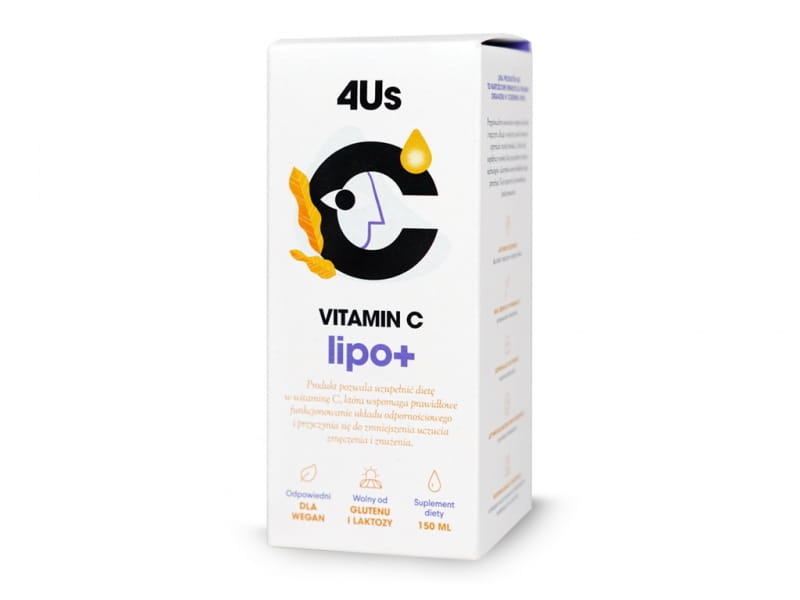 4us Vitamina C Lipo + 150ml HEALTHLABS