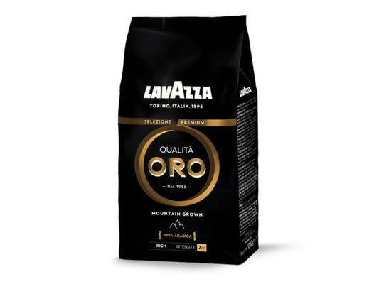 Bergkaffee 1kg von LAVAZZA, frisch geröstete Kaffeebohnen in einer Packung, ideal für Kaffeezubereitung zu Hause