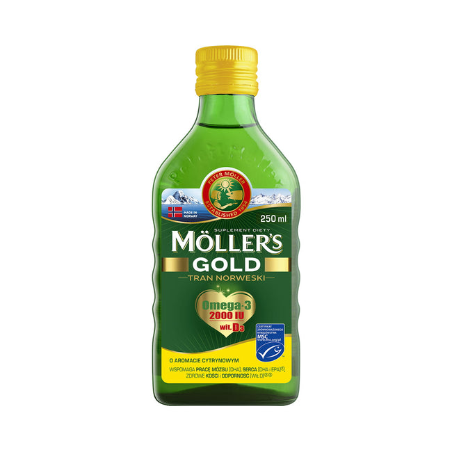 Norwegisches Fischöl Gold 250 ml MOLLER'S MOLLERS Hover Image