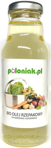 Rapsöl zum Kochen und Braten BIO 300 ml - POLONIAK