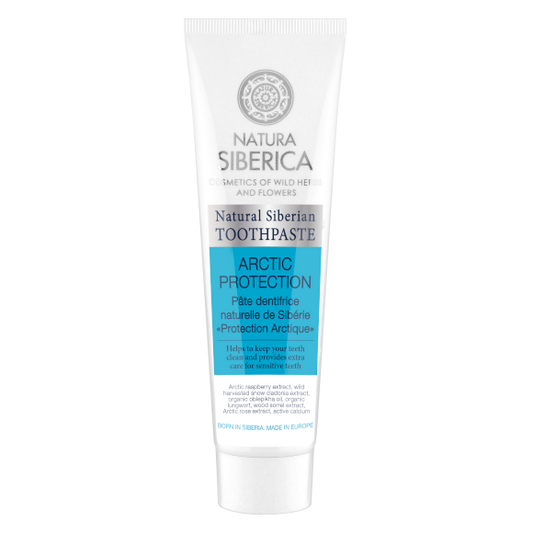Natürliche Arctic Protection Zahnpasta von NATURA SIBERICA, 100 g, umweltfreundliche Zahnpasta mit natürlichen Inhaltsstoffen