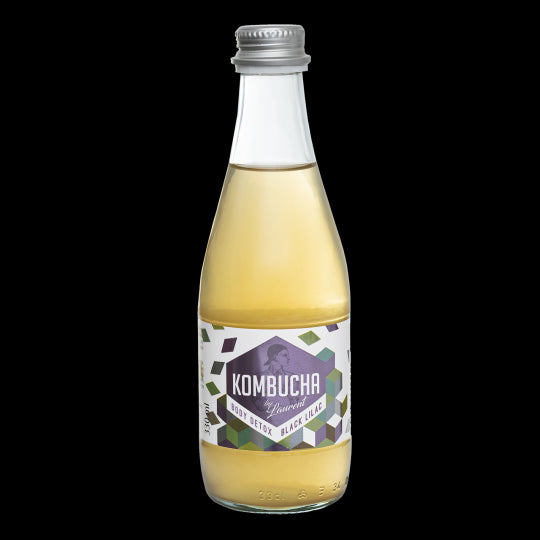 Black Elderflower Kombucha (Body Detox) BIO 330 ml - KOMBUCHA BY LAURENT