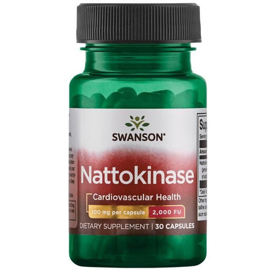 Nattokinase 100mg 2000fu 30 Kapseln - SWANSON Nattokinase - Biogo.de