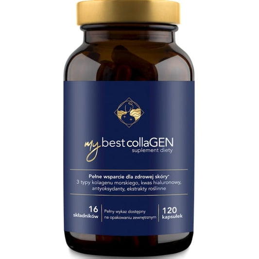 My Best Collagen Kapseln zur Unterstützung des Hautzustandes 120 Stück MYBESTPHARM