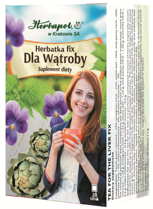 Lebertee fix 20 x 2g HERBAPOL - Biogo.de