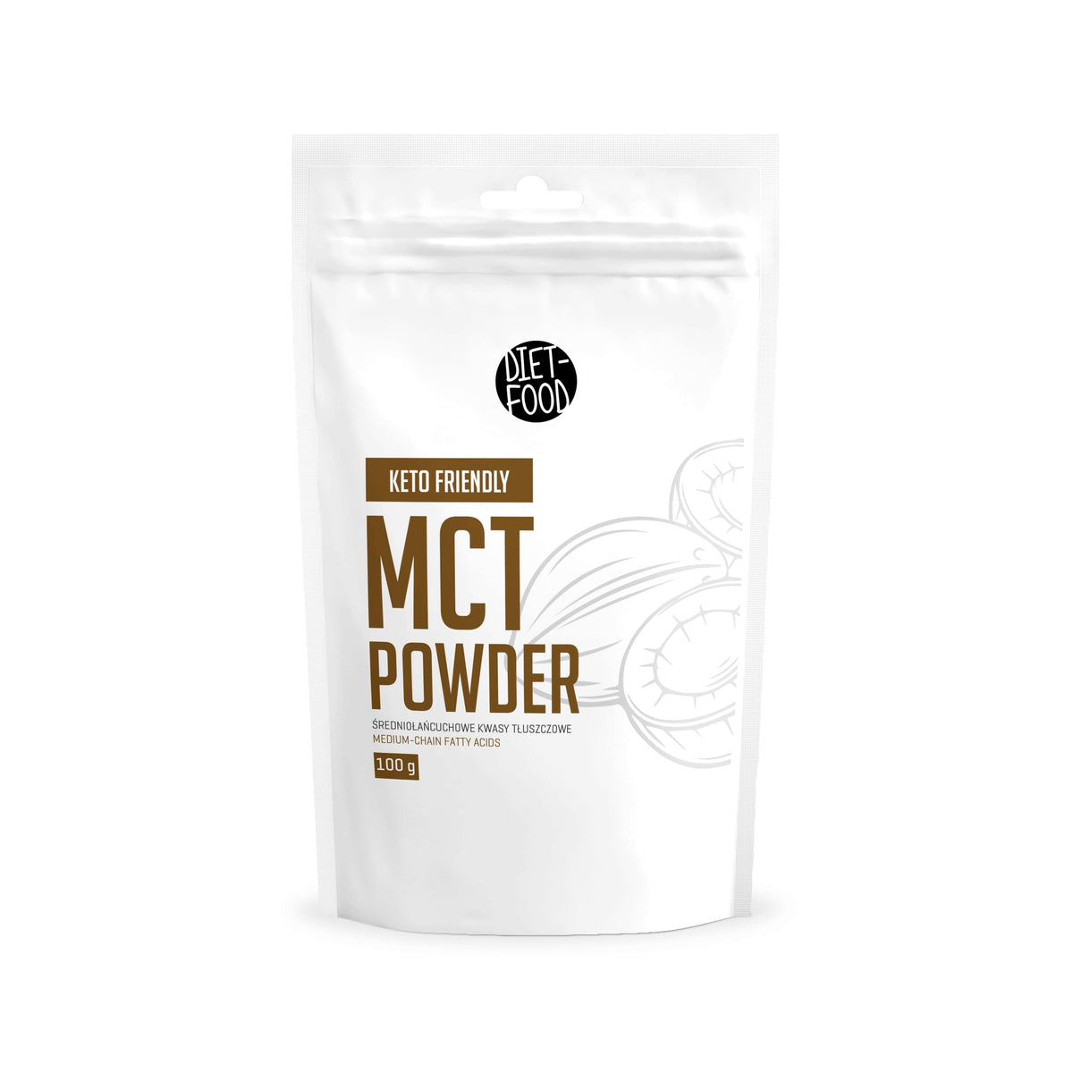 MCT Coconut Oil Powder 100g DIET - FOOD