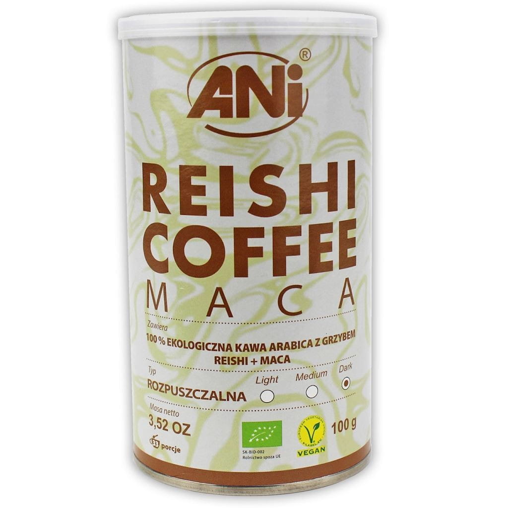 Café Instantáneo Arábica con Hongo Reishi y Maca BIO 100 g - ANI