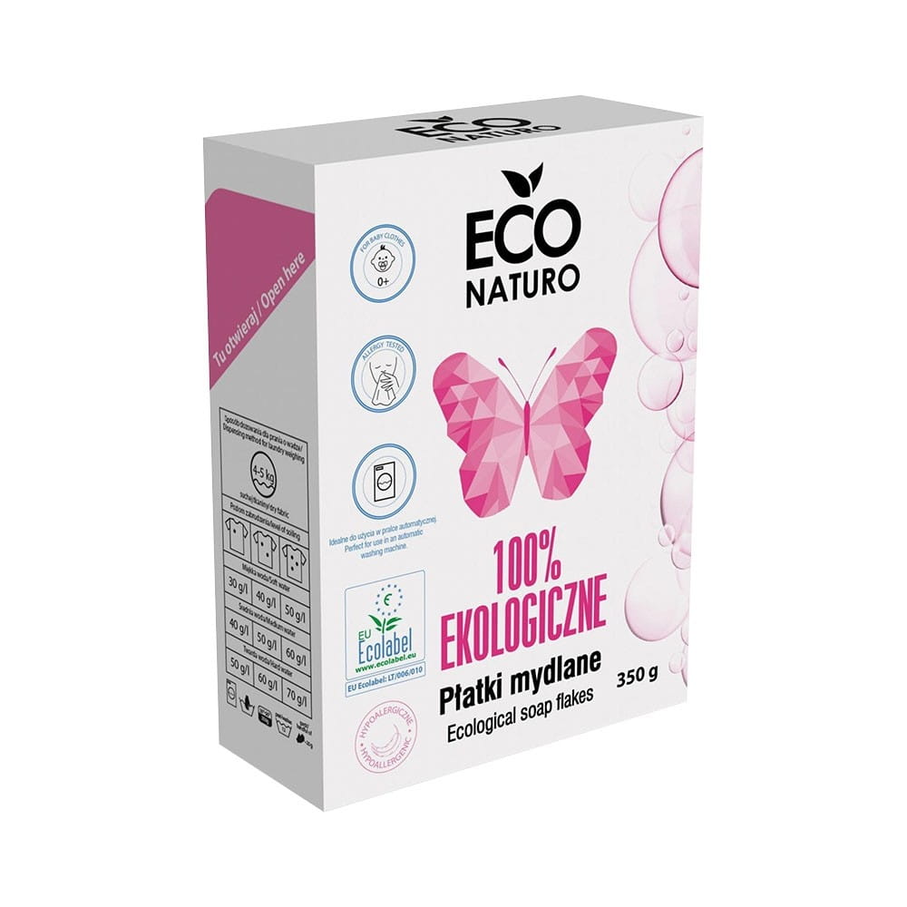 Soap flakes 100% organic 350 g ECONATURO