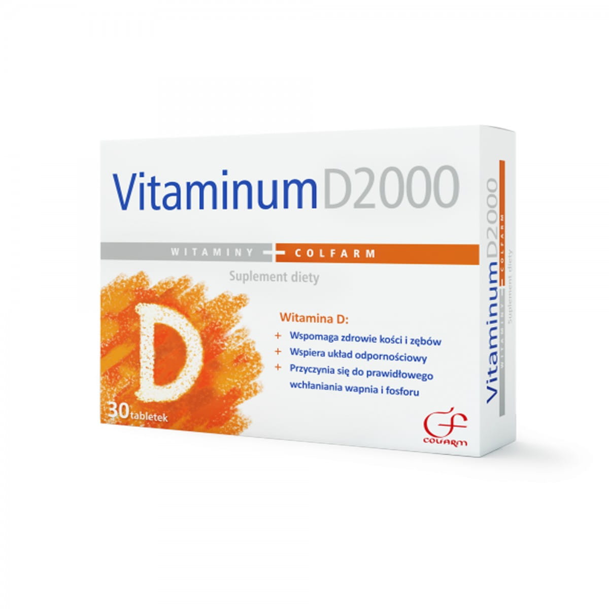Vitamín D2000 30 kapsúl COLFARM