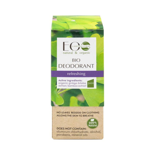 Bio-Deo-Erfrischung von Eco Laboratorie in 50 ml Flasche, natürliche Deodorant-Formel, umweltfreundliche Pflege für den Alltag