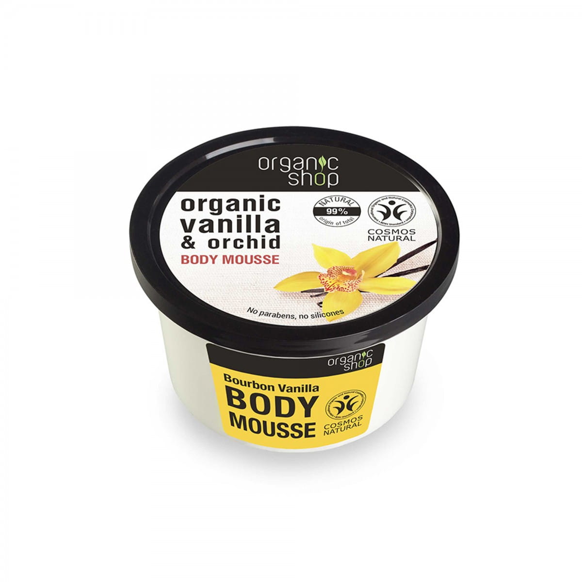 Rejuvenating body mousse vanilla with bourbon 250 ml