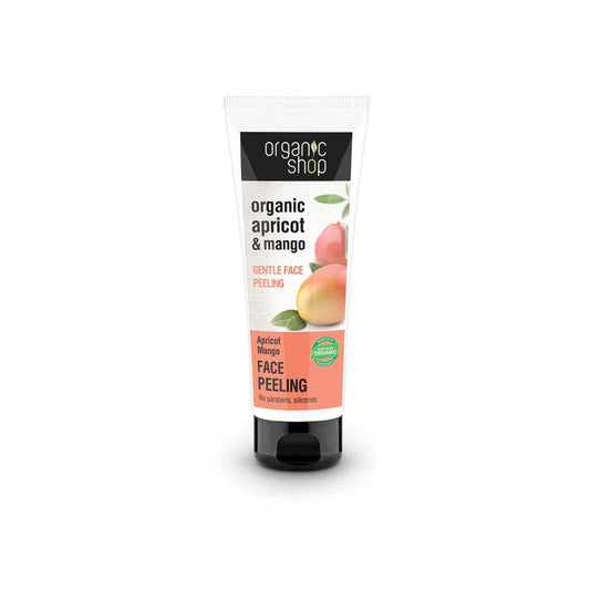 Zartes Pfirsich-Mango-Gesichtspeeling 75 ml - Biogo.de