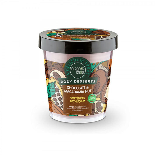 Badeschaum weichmachende Schokolade und Macadamia 450 ml - Biogo.de