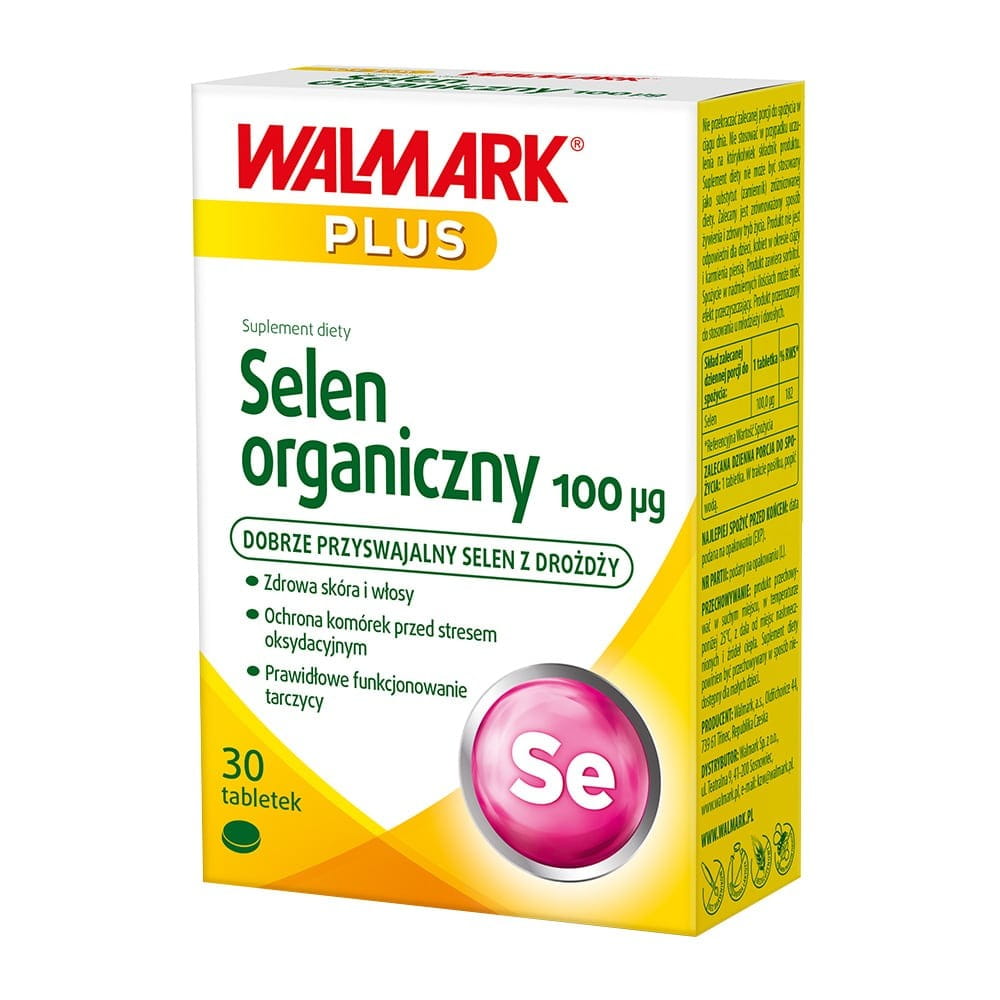 Organický selén 100 mcg 30 tabliet