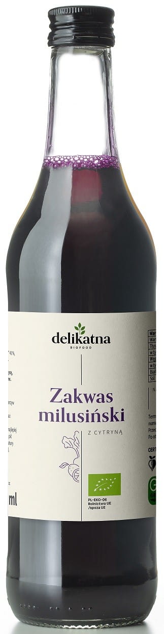 Süßer Sauerteig mit Zitrone BIO 500 ml - DELICATE - Biogo.de