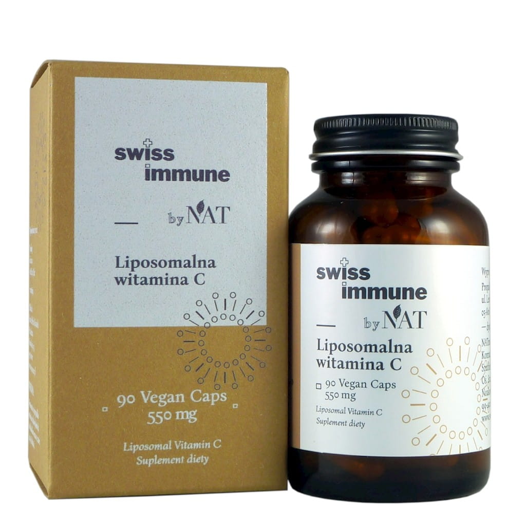 Vitamine C liposomale 550 mg 90 gélules NAT immunitaire suisse