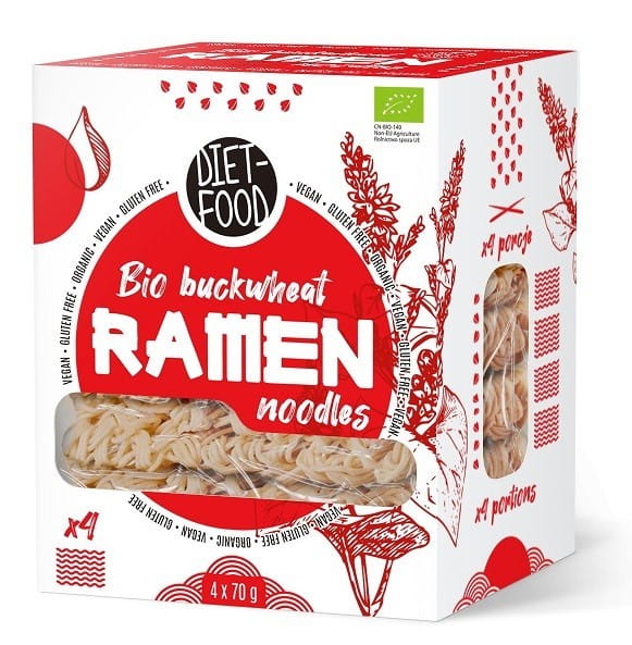 Ramen de nouilles de sarrasin sans colle BIO 280 g DIET FOOD