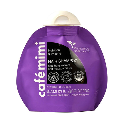 Hair shampoo, volume &amp; nutrition 100 ml CAFEMIMI