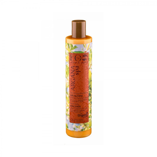 Pflegebalsam für geschädigtes und gefärbtes Haar von Eco Laboratorie, 350 ml, glättende und reparierende Haarpflege.