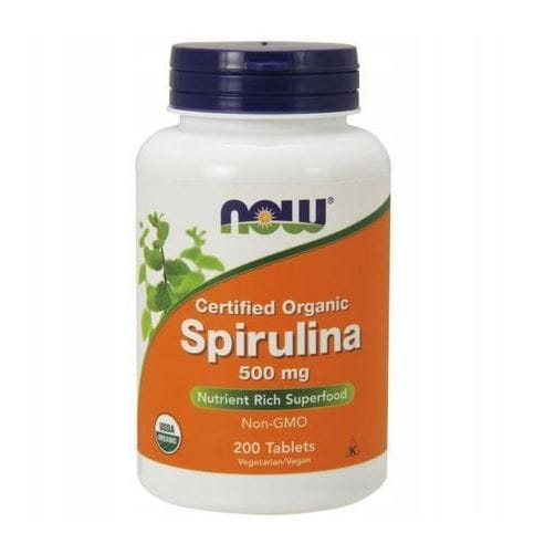 Bio Spirulina BIO 500mg pacifica 200 Kapseln NOW FOODS Hlavní obrázek produktu