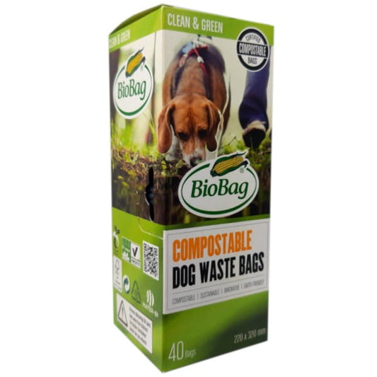 Beutel für Hundekot biologisch abbaubar 40 Stück BIOBAG - Biogo.de