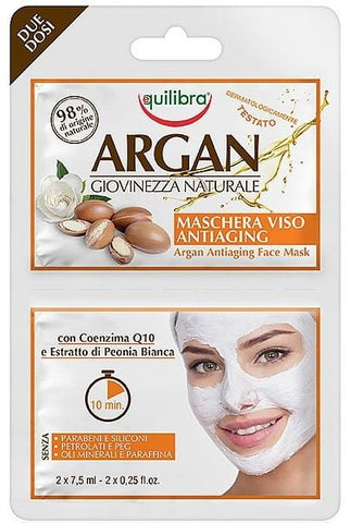 Mascarilla facial de argán 2x75ml EQUILIBRA