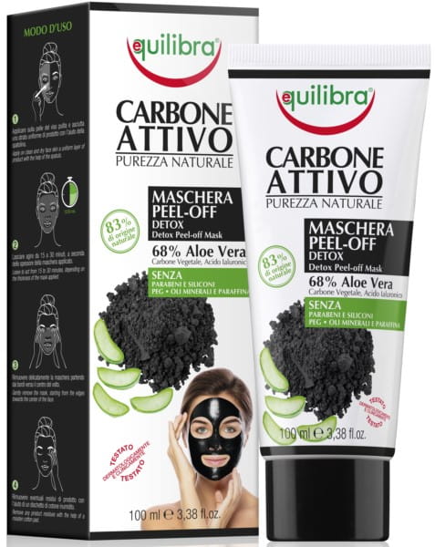 Face mask with activated carbon 100ml EQUILIBRA