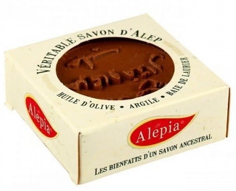 Seife mit rotem Ton 125g - ALEPIA