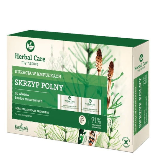 Behandlung in Ampullen 5 Stück strapaziertes Haar HERBAL CARE - Biogo.de