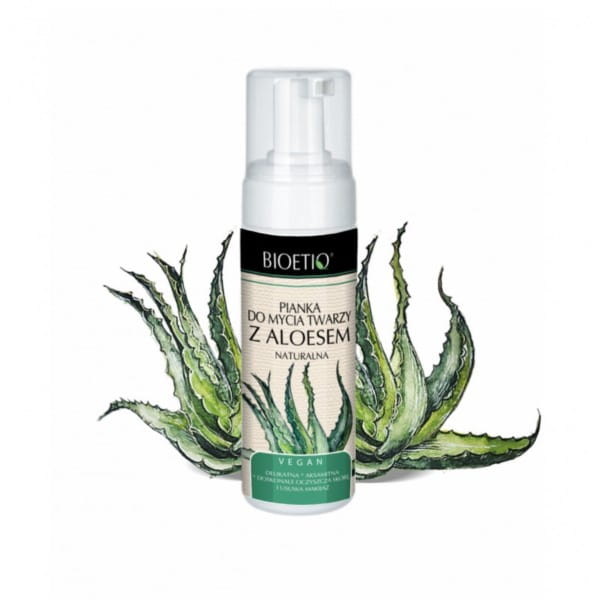 Facial cleansing foam with aloe 150 ml BIOETIQ