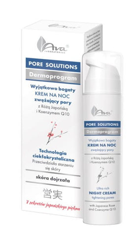 Pore Solutions Nočný krém na sťahovanie pórov - AVA