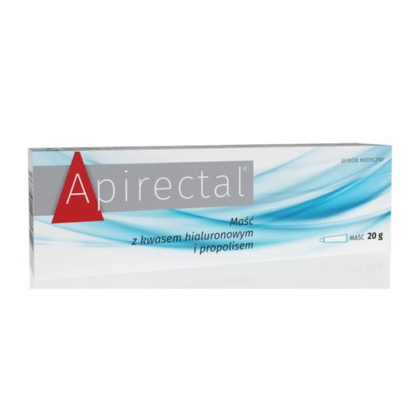 Apirectal ointment with hyaluronic acid and propolis