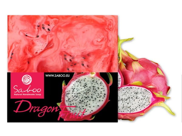 Natürliche Drachenfruchtseife 100 g SABOO - Biogo.de