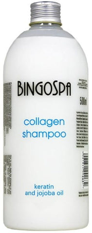 Shampoing au collagène à l'huile de jojoba 500 ml BINGOSPA