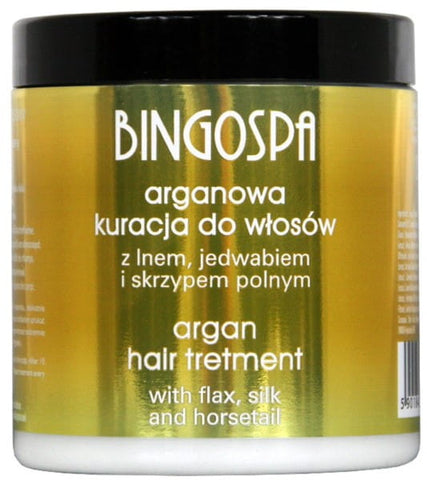 BingoSpa Argan treatment for hair with linen