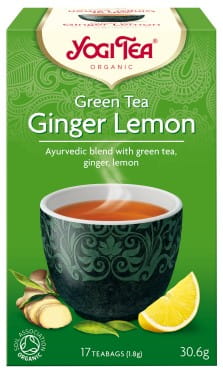 Té Verde Jengibre Limón orgánico 17x18g YOGI TEA