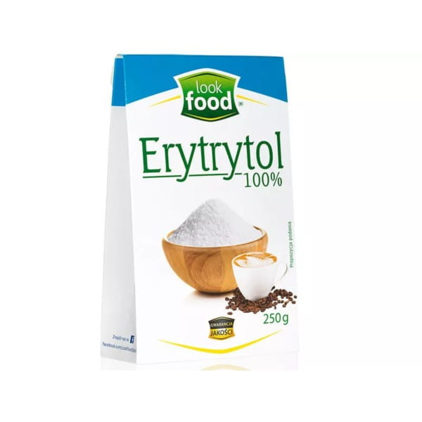 Look Food Erythritol 100% 250 g sugar substitute