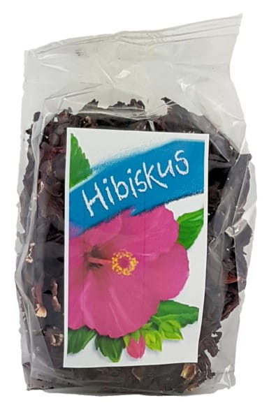 Hibiscus 100g unterstützt die Arbeit der ASZ-Leber