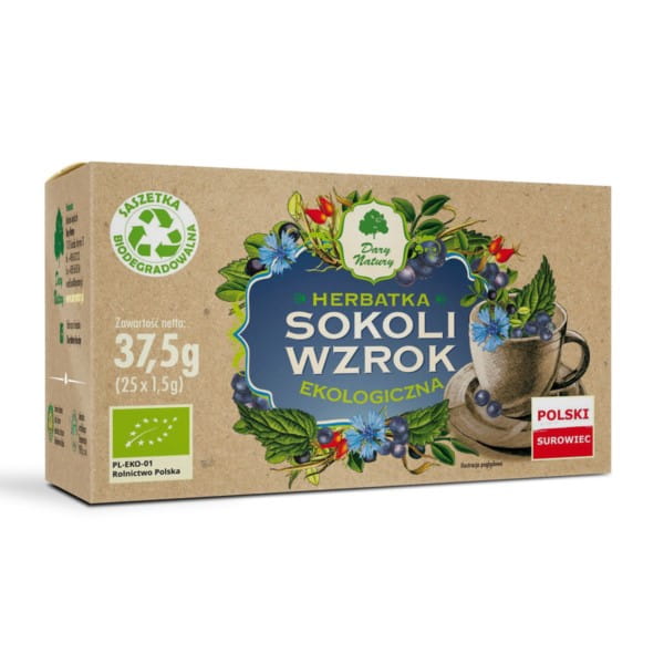 Falkentee EKO Sehkraft 25x2g GESCHENKE DER NATUR - Biogo.de Immagine principale del prodotto