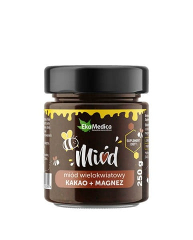 Miel multifleurs cacao magnésium 250 g EKAMEDICA