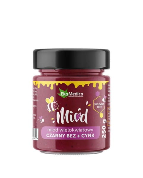 Miel de saúco y zinc 250 g EKAMEDICA