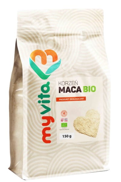 Maca prášok BIO 150 g posilňuje a ošetruje MYVITA