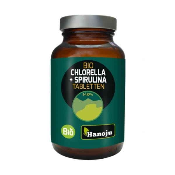 Spirulina BIO Chlorella BIO 400 MG 300 t HANOJU - Biogo.de Hover Image