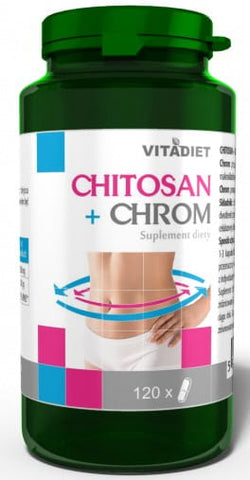 Chitosane + chrome 120 gélules VITADIET glycémie