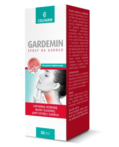 Gardemin Halsspray von COLFARM in 30 ml Flasche, mit Spray zum Lösen von Halsschmerzen und Reizungen.