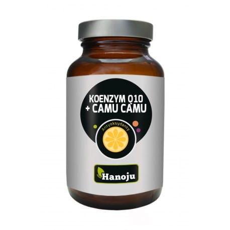 HANOJU Coenzym Q10 Camu Camu 350 mg, Quercetin 50 mg, Nahrungsergänzungsmittel, Kapseln, gesundheitsfördernd