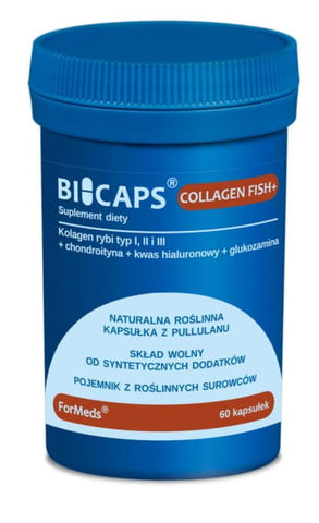 Bicaps kolagénová ryba + 60 kĺbových uzáverov FORMEDS