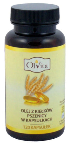 Huile de germe de blé en gélules de 120 capsules OLVITA