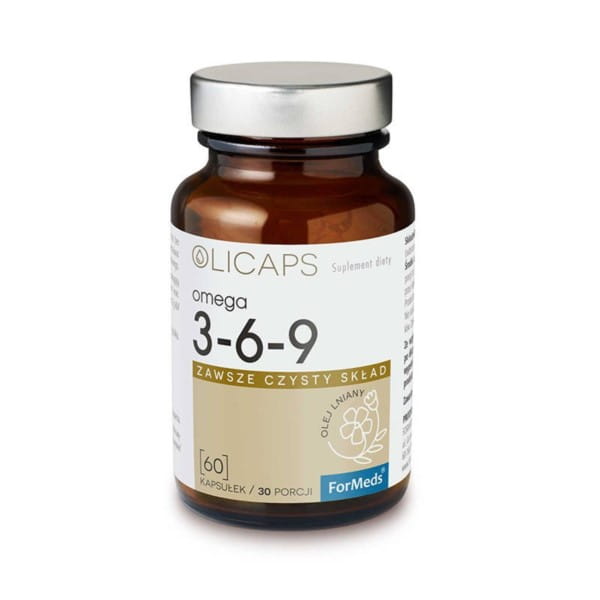 Olicaps OMEGA 3 - 6 - 9 60 kapsúl TVORÍ odolnosť