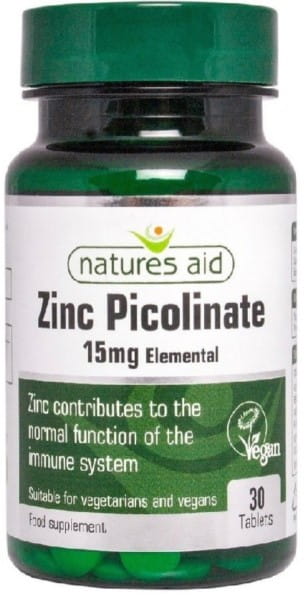 Zinkpicolinat 15 MG 30 tab. NATURHILFE - Biogo.de